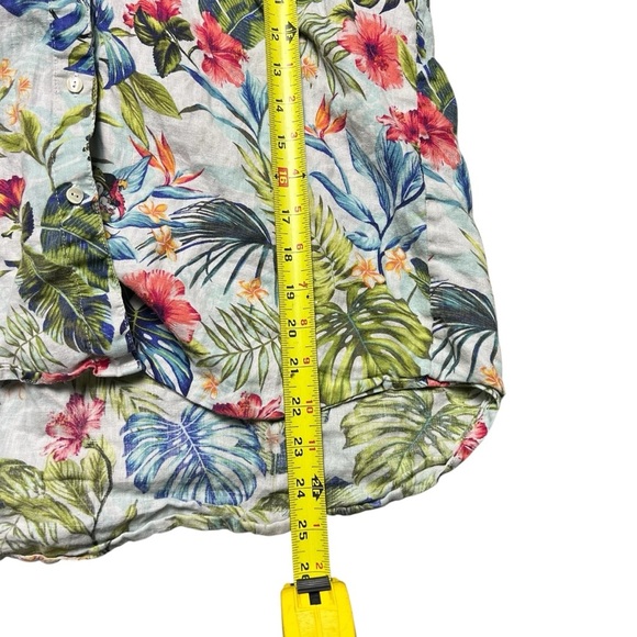 Tommy Bahama Disney Jungle Jubilee Women’s Shirt Size S Linen Button Up Hawaiian - Picture 6 of 6
